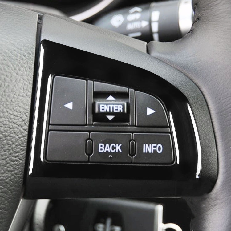 For Mazda 3 Axela 2010-2013 4 in 1 Car Steering Wheel Decorative Sticker, Left and Right Drive Universal, Steering Wheel