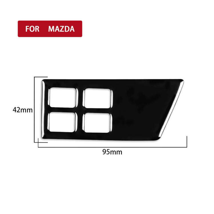 For Mazda 3 Axela 2010-2013 Car Headlight Switch Decorative Sticker, Right Drive, Headlight Switch, Right Drive