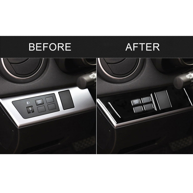 For Mazda 3 Axela 2010-2013 Car Headlight Switch Panel Set Decorative Sticker, Left Drive, Headlight Switch Panel Set, Left Drive