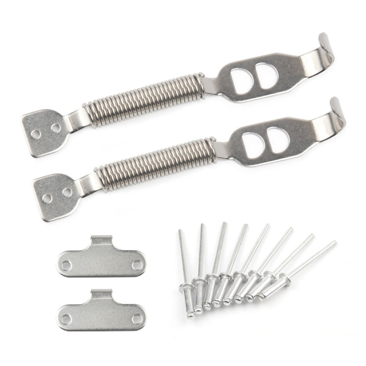 Universal Car Hood Tunning Boot Bonnet Springs Clips Pin Kit Hood Lock, Hood Lock