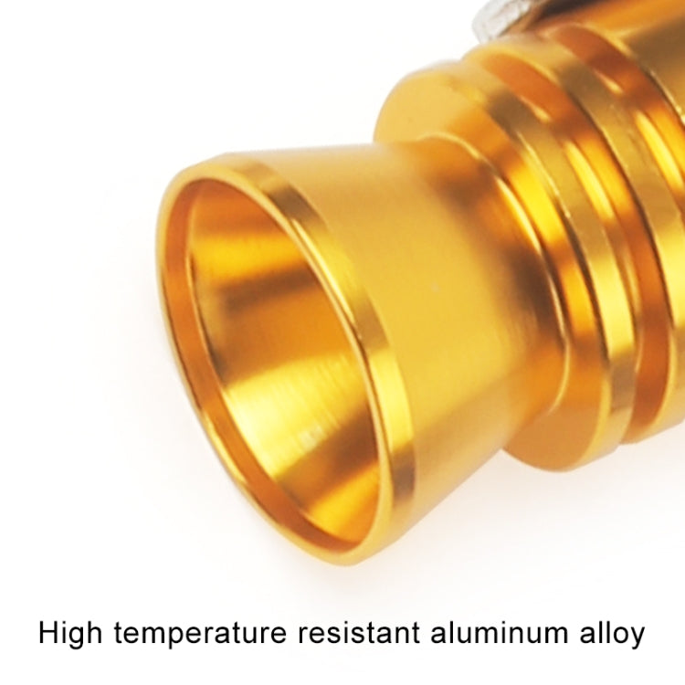 Universal Aluminum Turbo Sound Exhaust Muffler Pipe Whistle Car / Motorcycle Simulator Whistler, Size: L, Outside Diameter: 30mm, Size: L (Silver), Size: L (Black), Size: L (Gold), Size: L (Blue), Size: L (Red)