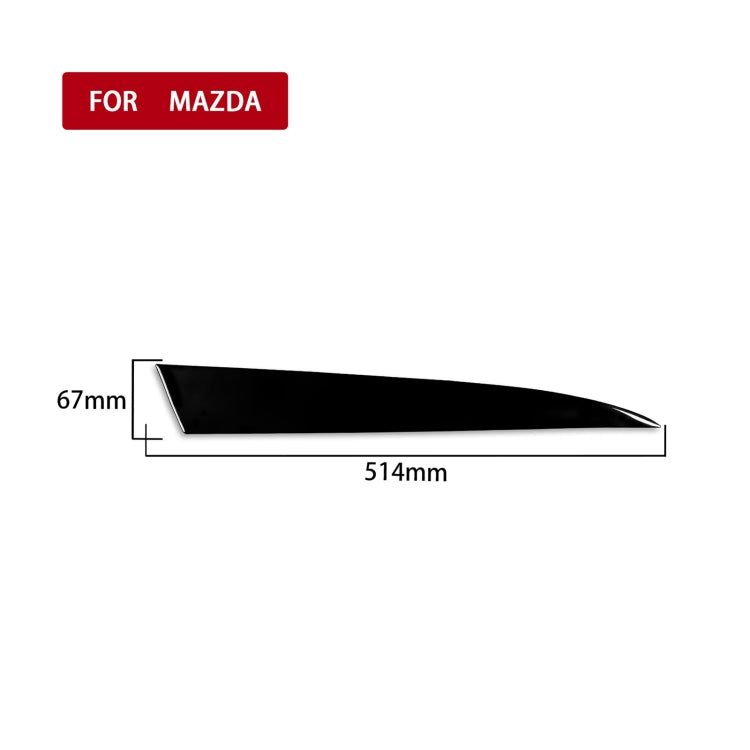 For Mazda 3 Axela 2010-2013 Car Glove Box Decorative Sticker, Right Drive, Glove Box, Right Drive