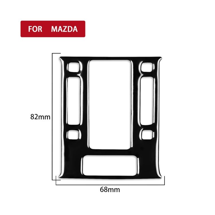 For Mazda 3 Axela 2010-2013 Car Emergency Light Switch A Decorative Sticker, Left and Right Drive Universal, Emergency Light Switch A