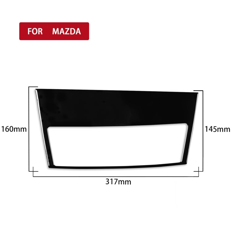 For Mazda 3 Axela 2010-2013 Car Central Vent Decorative Sticker, Left Drive, Central Vent, Left Drive