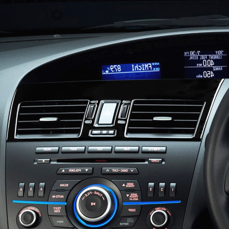 For Mazda 3 Axela 2010-2013 2 in 1 Car Central Vent Set A Decorative Sticker, Right Drive, Central Vent Set A, Right Drive