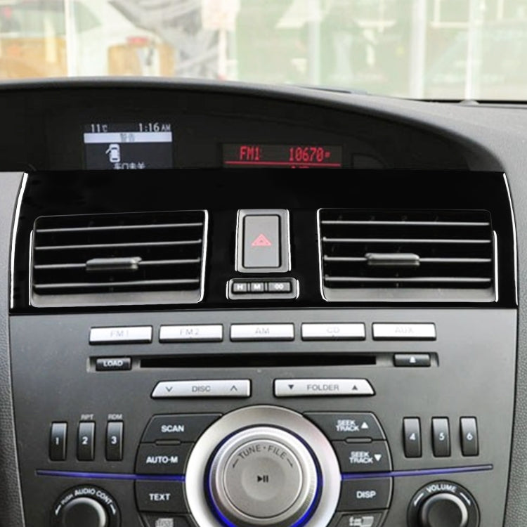 For Mazda 3 Axela 2010-2013 2 in 1 Car Central Vent Set B Decorative Sticker, Left Drive, Central Vent Set B, Left Drive