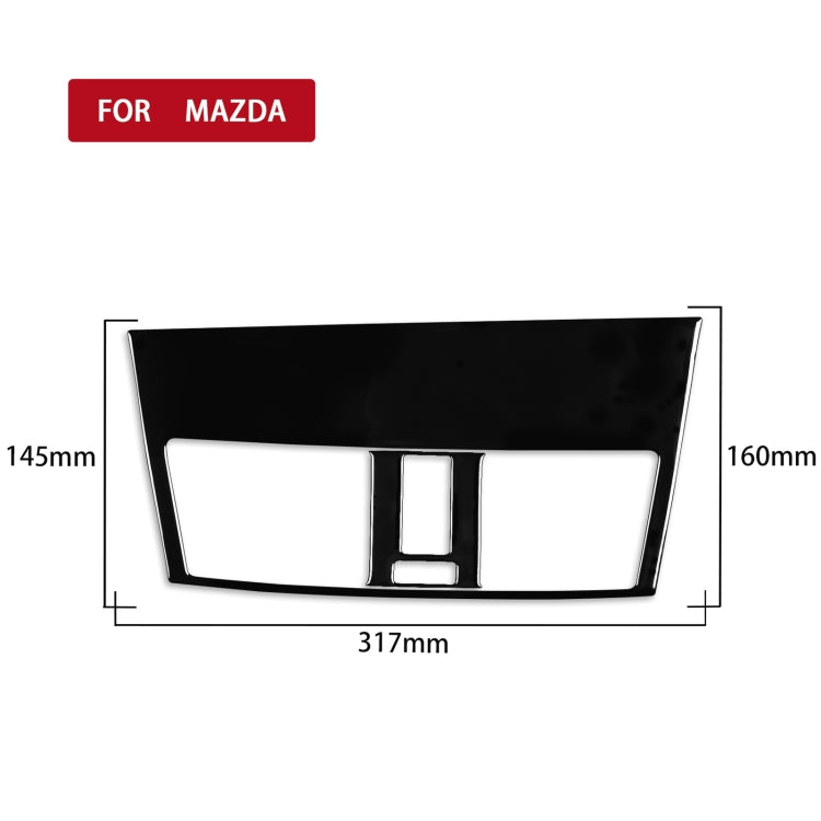 For Mazda 3 Axela 2010-2013 2 in 1 Car Central Vent Set B Decorative Sticker, Right Drive, Central Vent Set B, Right Drive