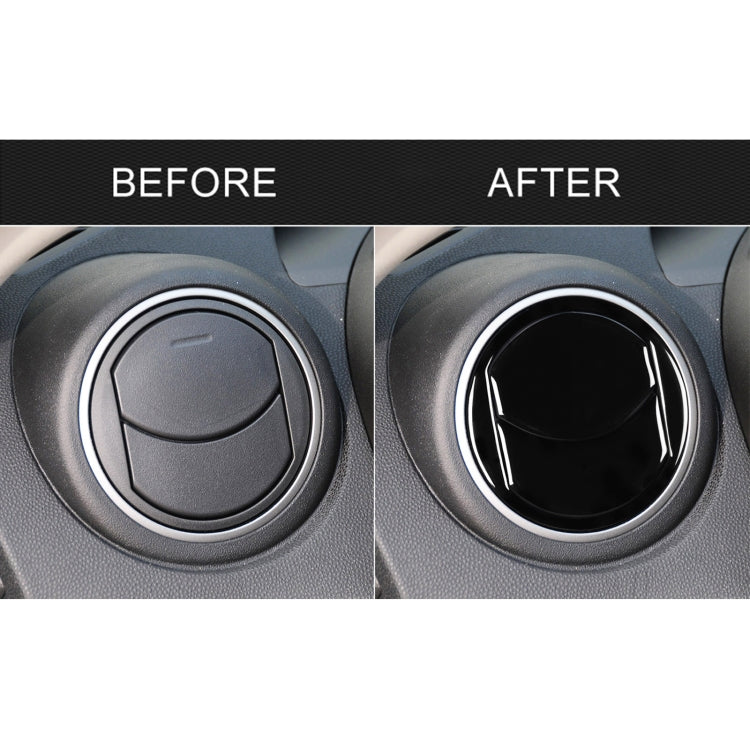 For Mazda 3 Axela 2010-2013 Car AC Air Outlet Decorative Sticker, Left and Right Drive Universal, AC Air Outlet