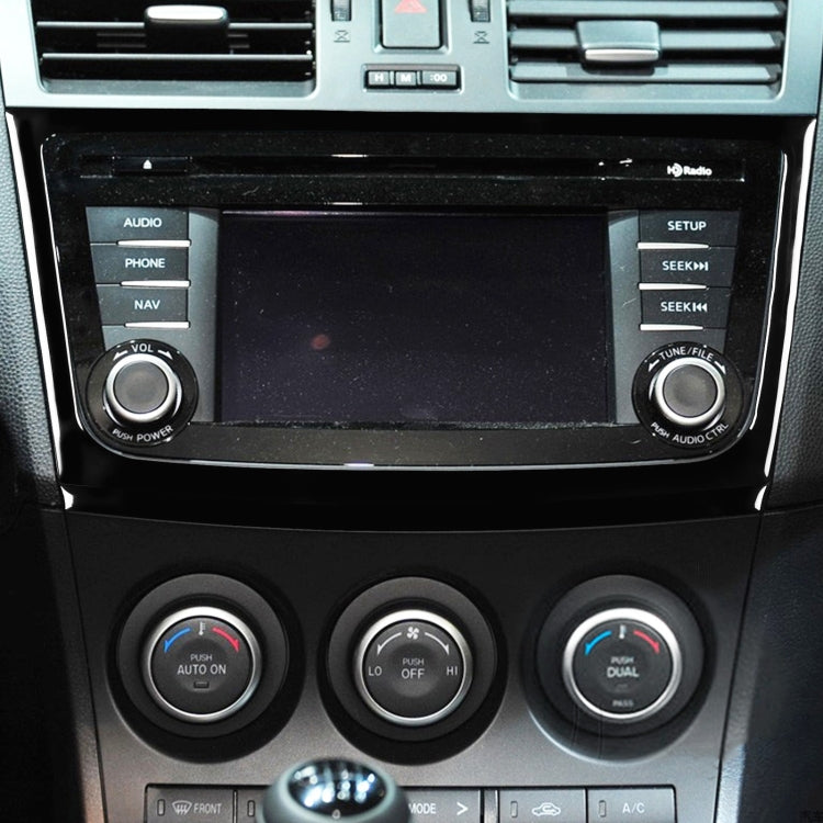 For Mazda 3 Axela 2010-2013 Car Navigation Outside Frame Decorative Sticker, Left and Right Drive Universal, Navigation Outside Frame