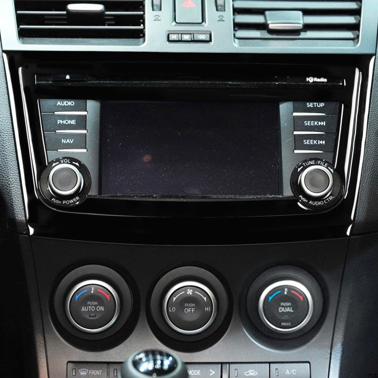 For Mazda 3 Axela 2010-2013 Car Navigation Panel Decorative Sticker, Left and Right Drive Universal, Navigation Panel