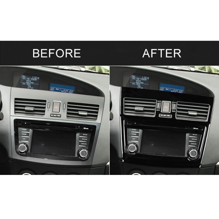 For Mazda 3 Axela 2010-2013 5 in 1 Car Central Control Navigation Set A Decorative Sticker, Left Drive, Central Control Navigation Set A, Left Drive