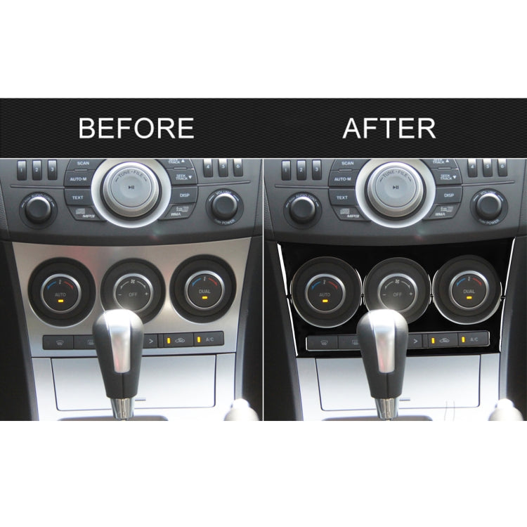 For Mazda 3 Axela 2010-2013 Car AC Button A Decorative Sticker, Left and Right Drive Universal, AC Button A