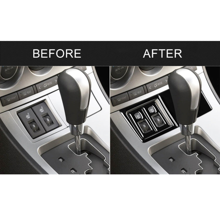 For Mazda 3 Axela 2010-2013 Car Seat Heating Button Set Decorative Sticker, Left and Right Drive Universal, Seat Heating Button Set