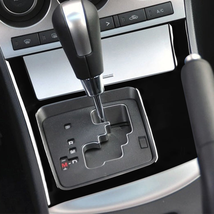 For Mazda 3 Axela 2010-2013 Car Gear Frame Decorative Sticker, Left Drive, Gear Frame, Left Drive