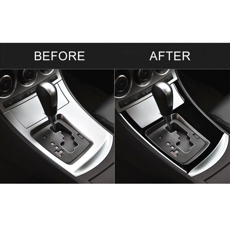 For Mazda 3 Axela 2010-2013 Car Gear Frame Decorative Sticker, Left Drive, Gear Frame, Left Drive