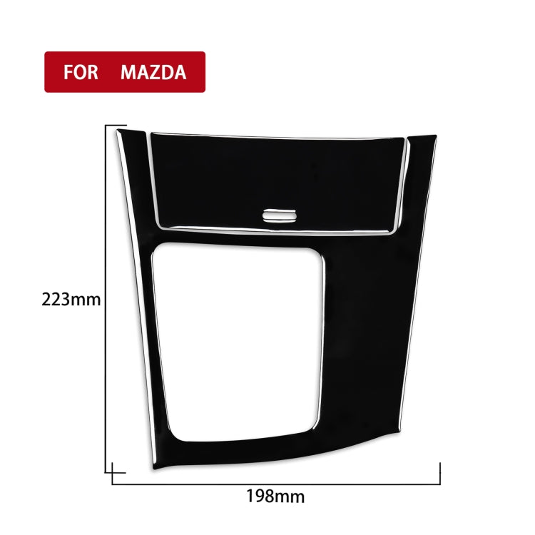 For Mazda 3 Axela 2010-2013 2 in 1 Car Gear Frame Set A Decorative Sticker, Left Drive, Gear Frame Set A, Left Drive