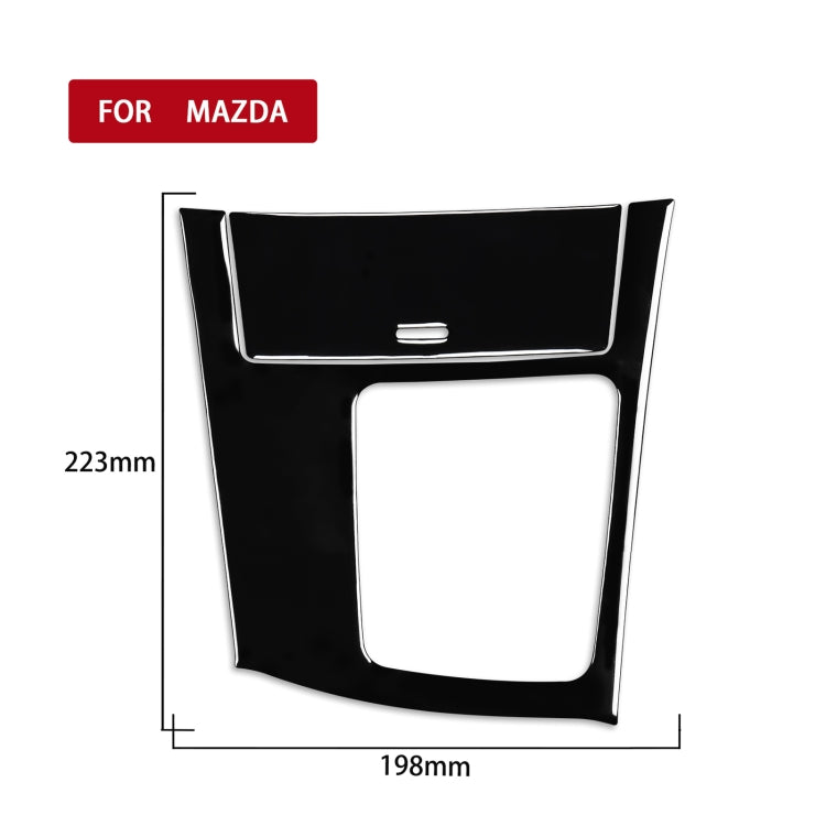 For Mazda 3 Axela 2010-2013 2 in 1 Car Gear Frame Set A Decorative Sticker, Right Drive, Gear Frame Set A, Right Drive