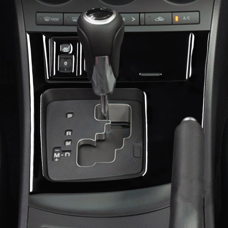 For Mazda 3 Axela 2010-2013 5 in 1 Car Gear Frame Set B Decorative Sticker, Left Drive, Gear Frame Set B, Left Drive