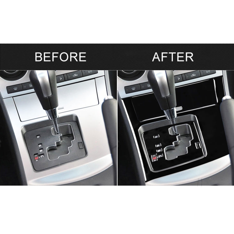 For Mazda 3 Axela 2010-2013 4 in 1 Car Gear Panel Set A Decorative Sticker, Left Drive, Gear Panel Set A, Left Drive
