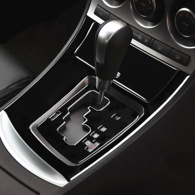 For Mazda 3 Axela 2010-2013 4 in 1 Car Gear Panel Set A Decorative Sticker, Right Drive, Gear Panel Set A, Right Drive