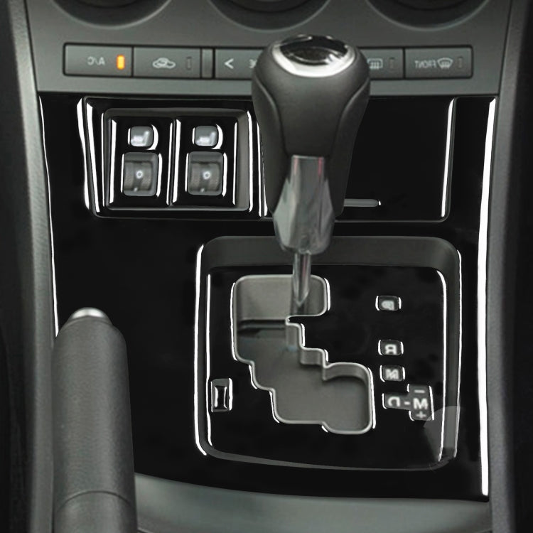 For Mazda 3 Axela 2010-2013 7 in 1 Car Gear Panel Set B Decorative Sticker, Right Drive, Gear Panel Set B, Right Drive