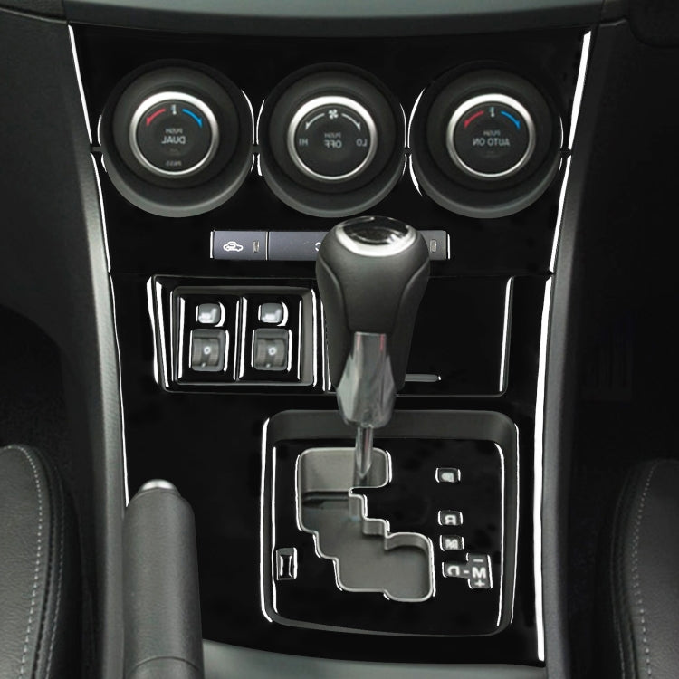 For Mazda 3 Axela 2010-2013 9 in 1 Car AC Gear Panel Set D Decorative Sticker, Right Drive, AC Gear Panel Set D, Right Drive
