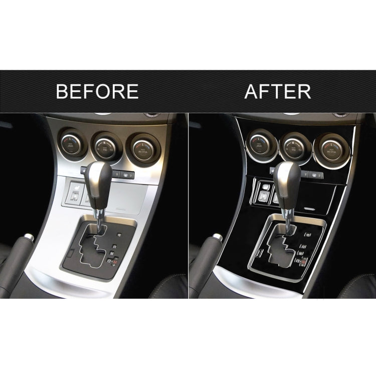 For Mazda 3 Axela 2010-2013 9 in 1 Car AC Gear Panel Set D Decorative Sticker, Right Drive, AC Gear Panel Set D, Right Drive