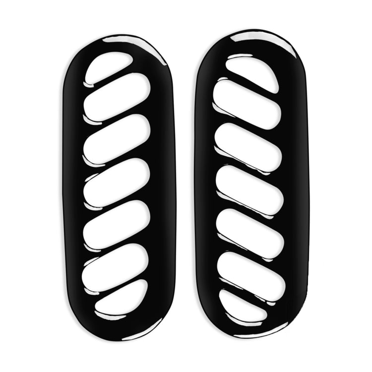 For Chevrolet Corvette C5 1998-2004 Car Side Door A-pillar Air Outlet Ring Decorative Sticker, Left Drive, Door A-pillar Air Outlet Ring