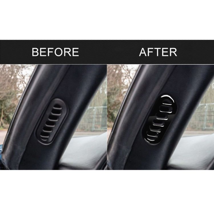 For Chevrolet Corvette C5 1998-2004 Car Side Door A-pillar Air Outlet Ring Decorative Sticker, Left Drive, Door A-pillar Air Outlet Ring