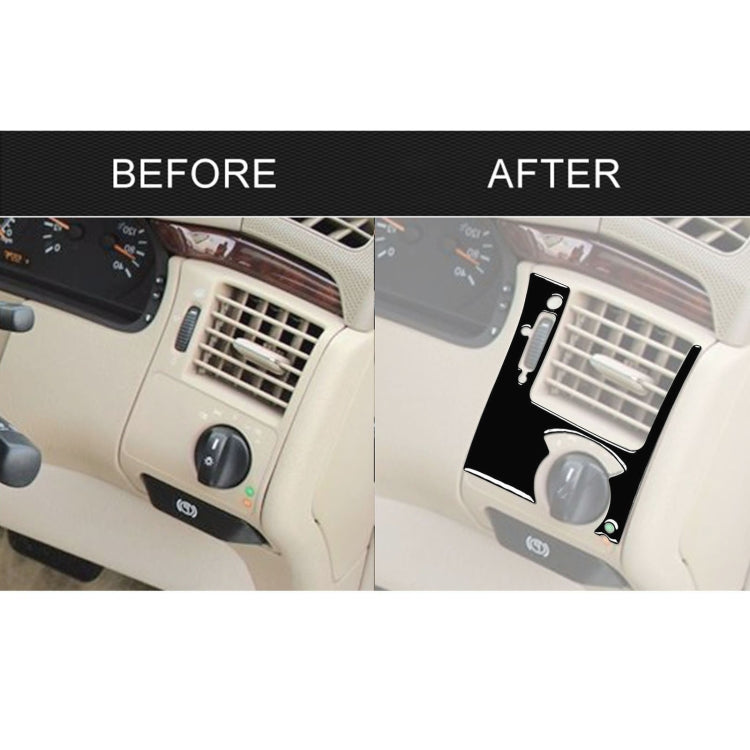 For Mercedes-Benz E-Class W210 1996-2002 Car Driver Side Air Outlet Decorative Sticker, Right Drive, Driver Side Air Outlet, Right Drive
