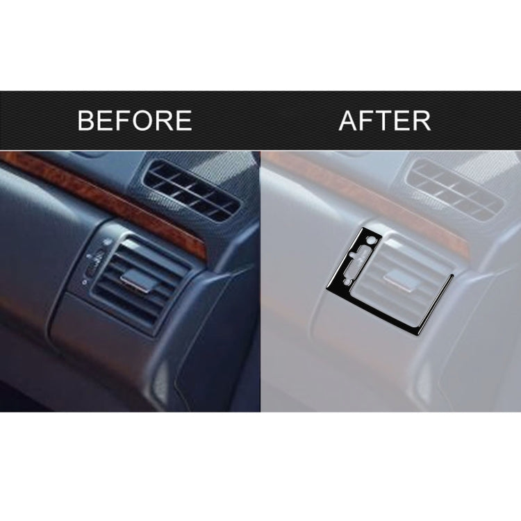 For Mercedes-Benz E-Class W210 1996-2002 Car Passenger AC Air Outlet Decorative Sticker, Left Drive, Passenger AC Air Outlet, Left Drive