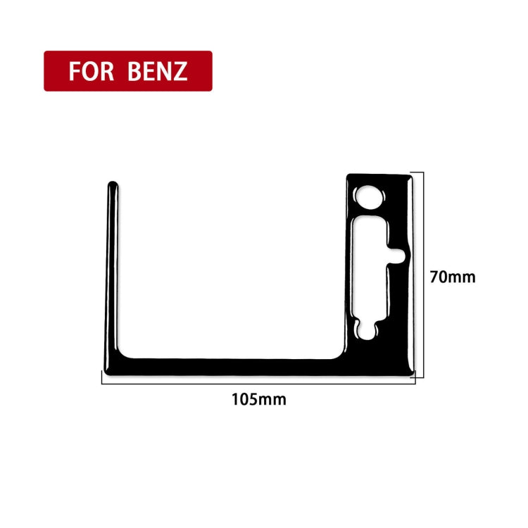 For Mercedes-Benz E-Class W210 1996-2002 Car Passenger AC Air Outlet Decorative Sticker, Right Drive, Passenger AC Air Outlet, Right Drive