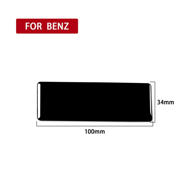 For Mercedes-Benz E-Class W210 1996-2002 Car Driver AC Air Outlet Decorative Sticker, Left Drive, Driver AC Air Outlet, Left Drive