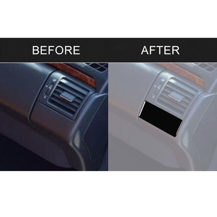 For Mercedes-Benz E-Class W210 1996-2002 Car Driver AC Air Outlet Decorative Sticker, Left Drive, Driver AC Air Outlet, Left Drive