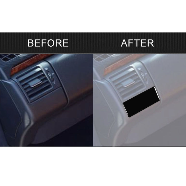 For Mercedes-Benz E-Class W210 1996-2002 Car Driver AC Air Outlet Decorative Sticker, Right Drive, Driver AC Air Outlet, Right Drive