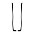 For Mercedes-Benz E-Class W210 1996-2002 Car Gear Decorative Sticker, Left and Right Drive Universal, Gear