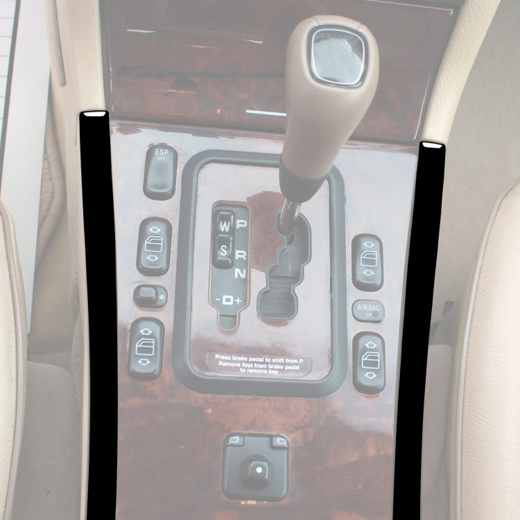 For Mercedes-Benz E-Class W210 1996-2002 Car Gear Decorative Sticker, Left and Right Drive Universal, Gear