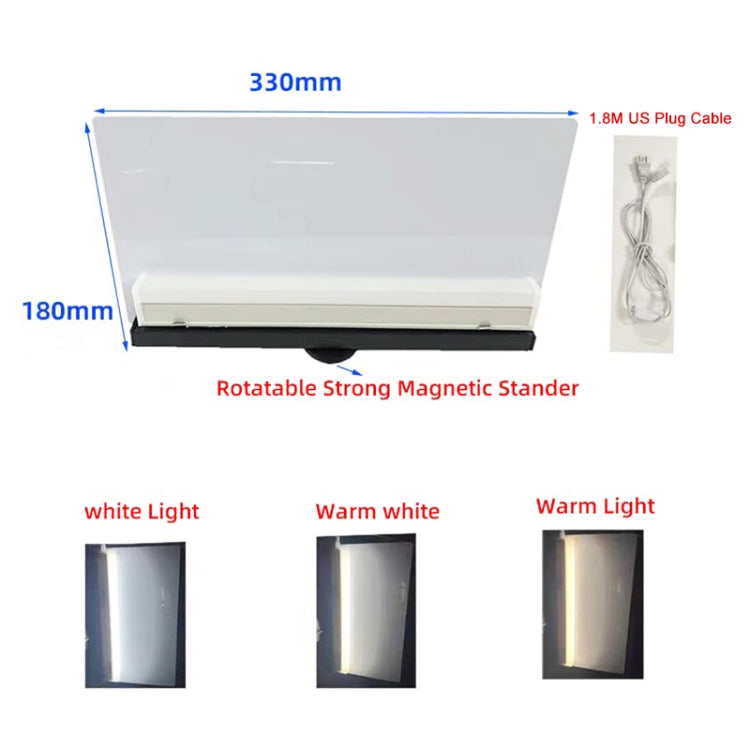 Paintless Dent Repair Removal Tool Checking Reflector Line Tricolor Detection Board, US Plug, US Plug