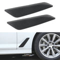 Car ABS Fender Decorative Sticker for BMW 5 Series 525Li 530Li, Carbon Fiber Texture, Carbon Fiber Texture