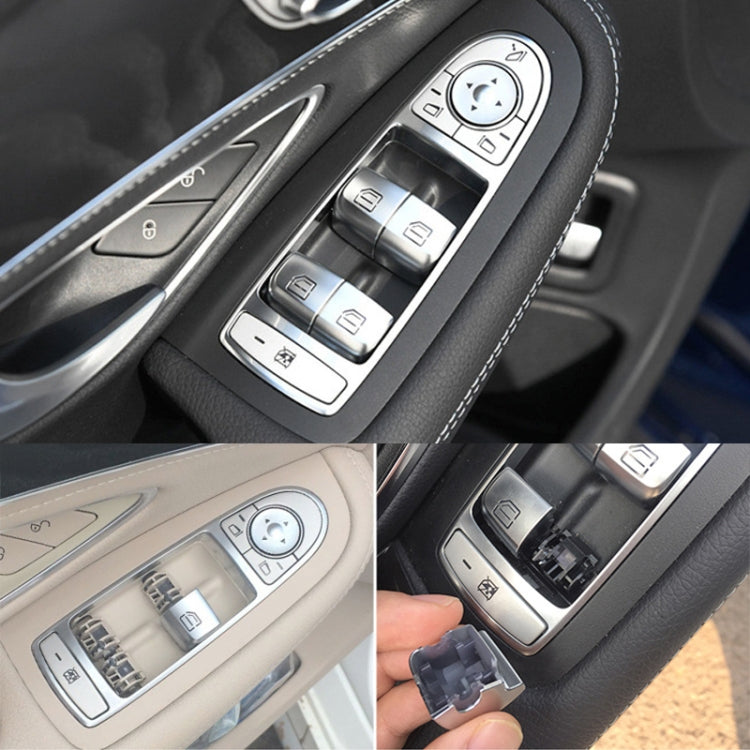 Car Auto Electronic Window Master Control Switch Button for Mercedes-Benz C Class W205 2015-2021, For Mercedes-Benz C Class (Beige), For Mercedes-Benz C Class (Brown), For Mercedes-Benz C Class (Black)