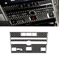 Car Carbon Fiber CD  Console Panel Decorative Sticker for Infiniti Q50 / Q60 2014-2020, CD Console Panel (A)