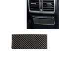 Car Carbon Fiber Rear Seat Ashtray Panel Decorative Sticker for Infiniti Q50 / Q60 2014-2020, Rear Seat Ashtray Panel