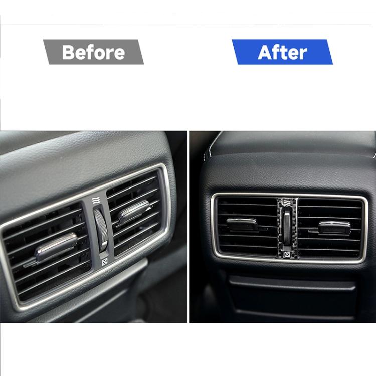 Car Carbon Fiber Rear Air Outlet Decorative Sticker for Infiniti Q50 / Q60 2014-2020, Rear Air Outlet