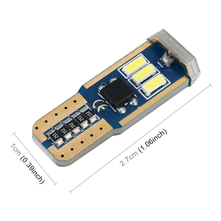 10 PCS T10 DC12V / 1.7W / 6000K / 110LM 9LEDs SMD-4014 Car Clearance Light, with Decoder, 10pcs DC12V / 1.7W / 6000K / 110LM