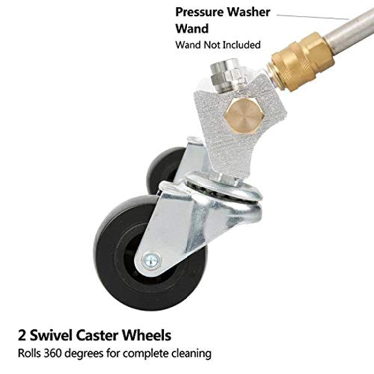 Car Body Chassis Car High Pressure Washing Machine Car Bottom Water Washing Machine 4 Nozzle Cleaner Set, Extension Rod Length: 34cm, with Extension Rod