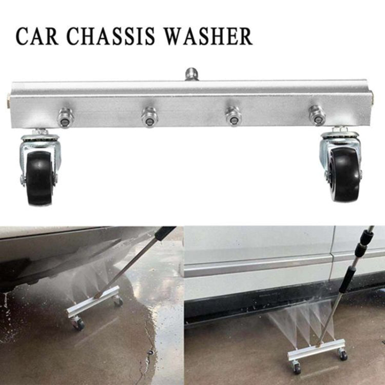 Car Body Chassis Car High Pressure Washing Machine Car Bottom Water Washing Machine 4 Nozzle Cleaner Set, Extension Rod Length: 34cm, with Extension Rod
