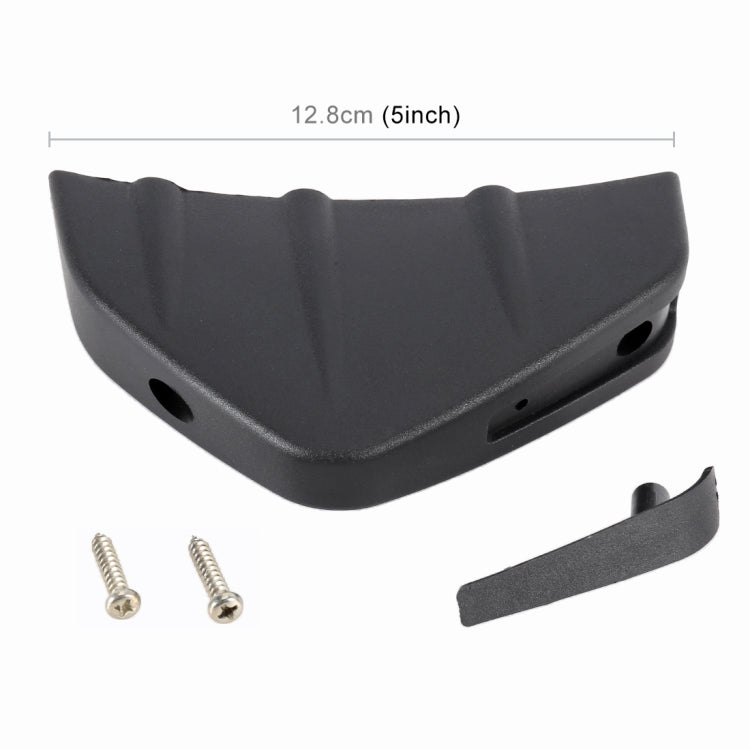 Universal Car-styling Black Plastic Rear Spat Valance Lip, Black
