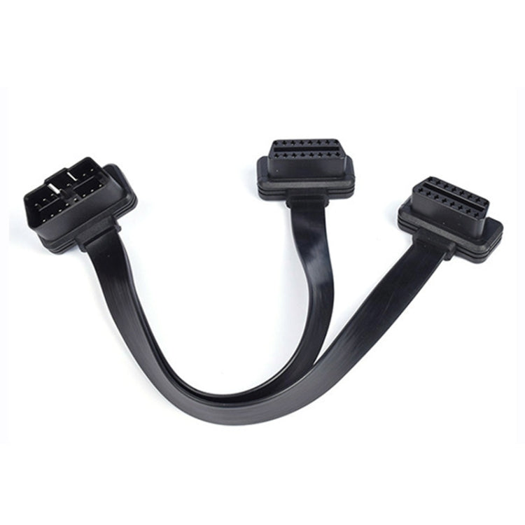 2 in 1 16PIN Car Elbow OBD Diagnostic Extended Cable OBD2 Cable, Elbow