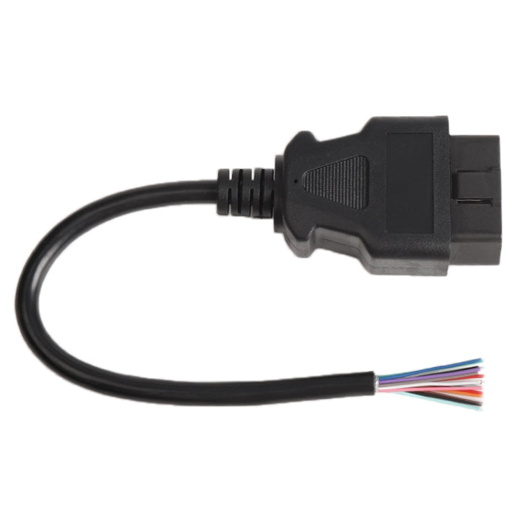 16PIN Male OBD Cable Opening Line OBD 2 Extension Cable for Car Diagnostic Scanner, Cable Length: 150cm, 150cm