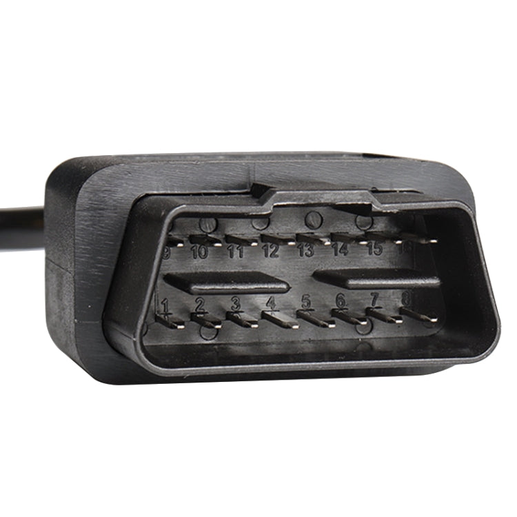 16PIN Male OBD Cable Opening Line OBD 2 Extension Cable for Car Diagnostic Scanner, Cable Length: 150cm, 150cm